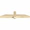 Ekena Millwork Eugene Rough Sawn Timber Gable Bracket, Douglas Fir, 48"W x 12"H x 4"D x 4"F, 6/12 Pitch GBW048X12X0404EUG00RDF - alternate 5